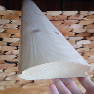 6" Pine Log Siding