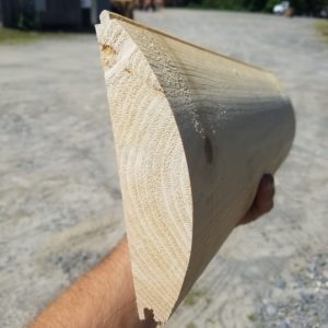 White Cedar Log Siding